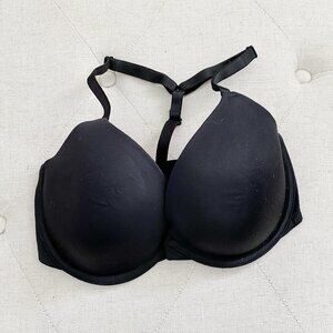 PINK by Victoria's Secret Wear Everywhere Lightly Lined Black Bra 32DD